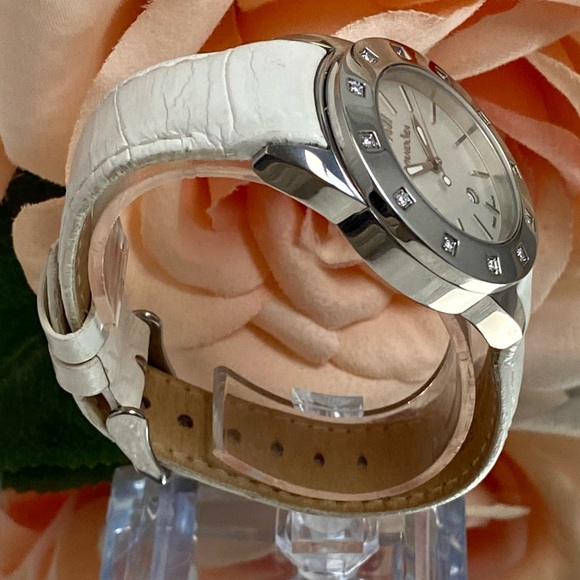 Pandora Imagine Grand Diamond Accented Bezel Stainless Steel Watch Swiss Made - Picture 8 of 16